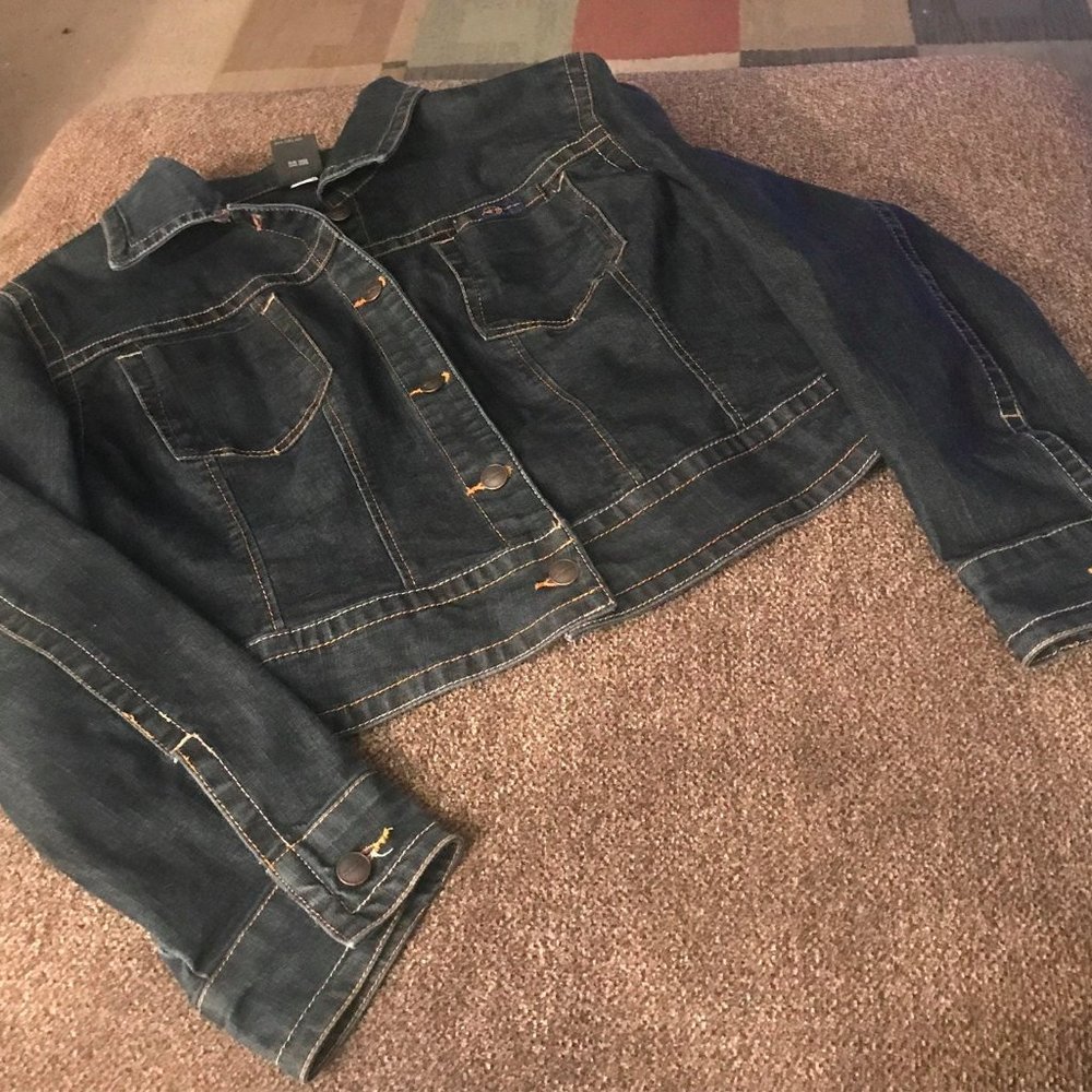 Size 3X Fubu  blue Jean jacket
